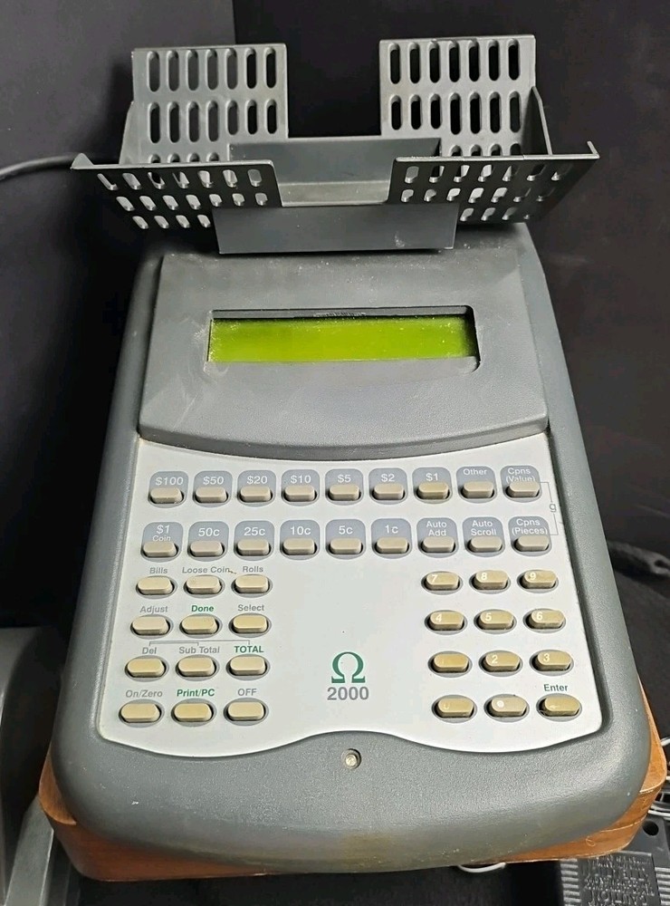 Cashmaster 2000 Currency Counter BY Omega W Printer Tested