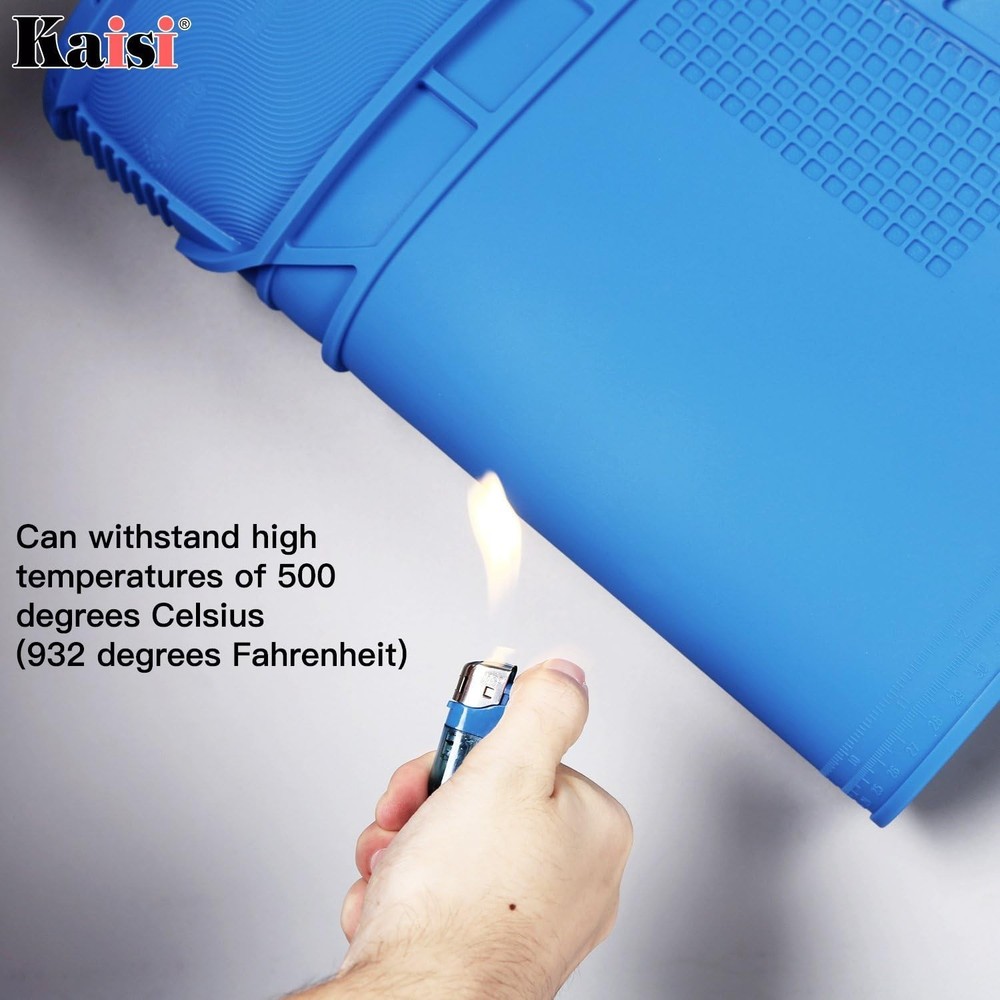 Silicone Soldering Mat with Screw Organizer