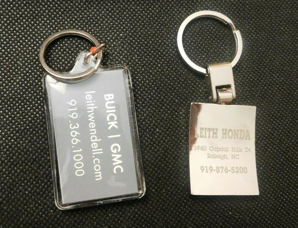 TWO LEITH KEY CHAINS! e703XXX