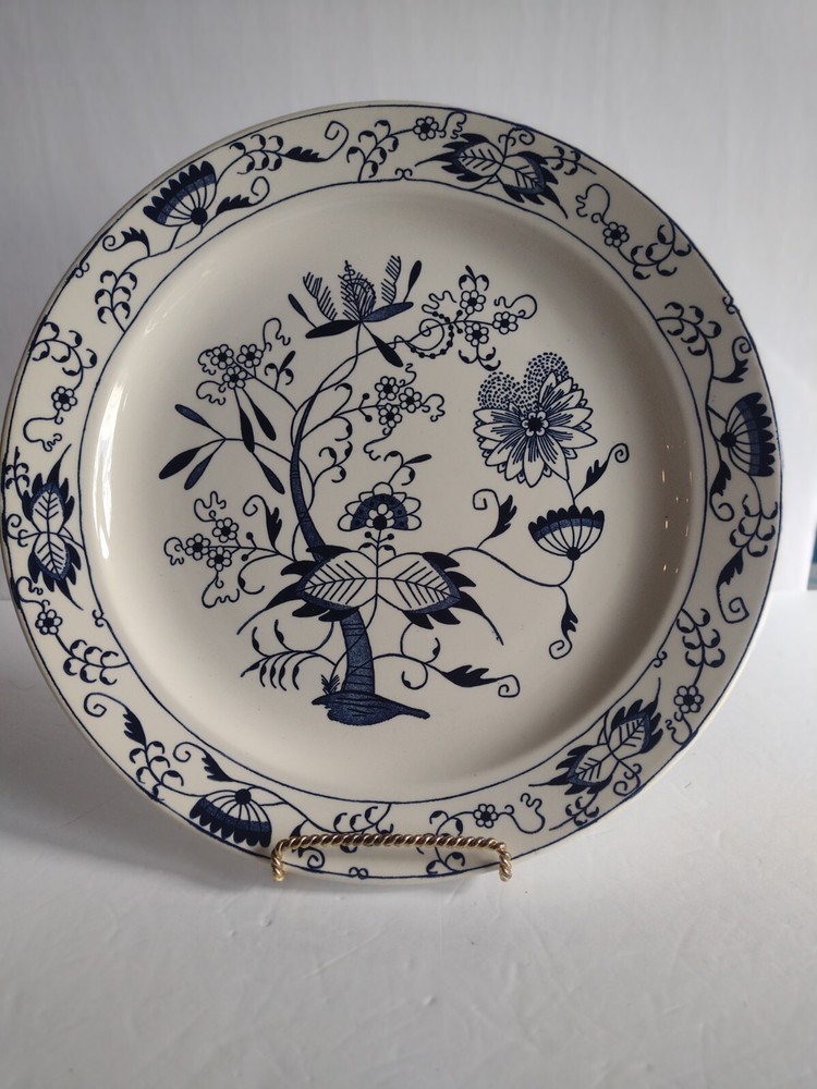 Royal China Doorn Blue Pattern Small Round Platter Unmarked