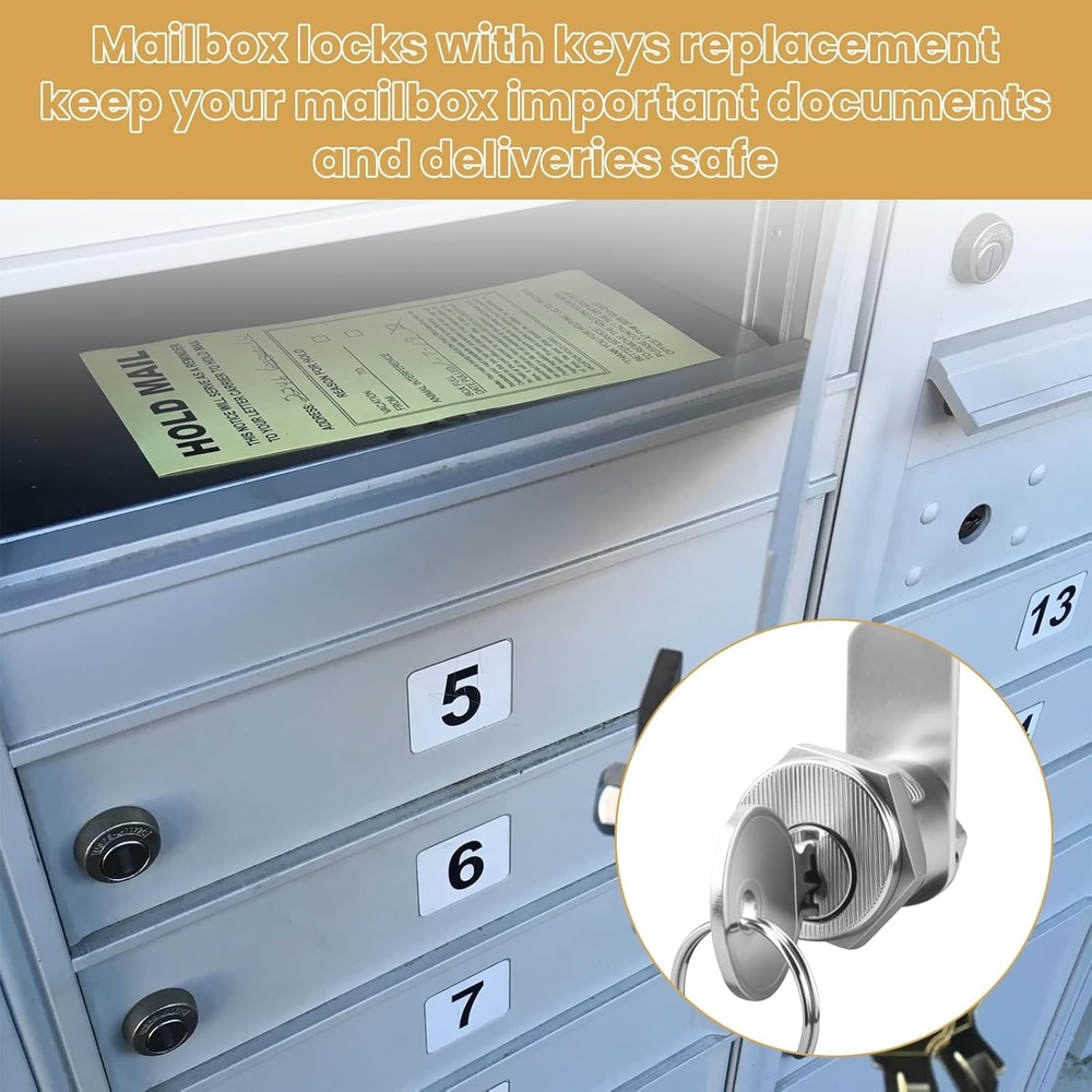MP4945 Mailbox Locks Universal Mailbox Locks,Mail Box Lock and Key,Counter-Clock