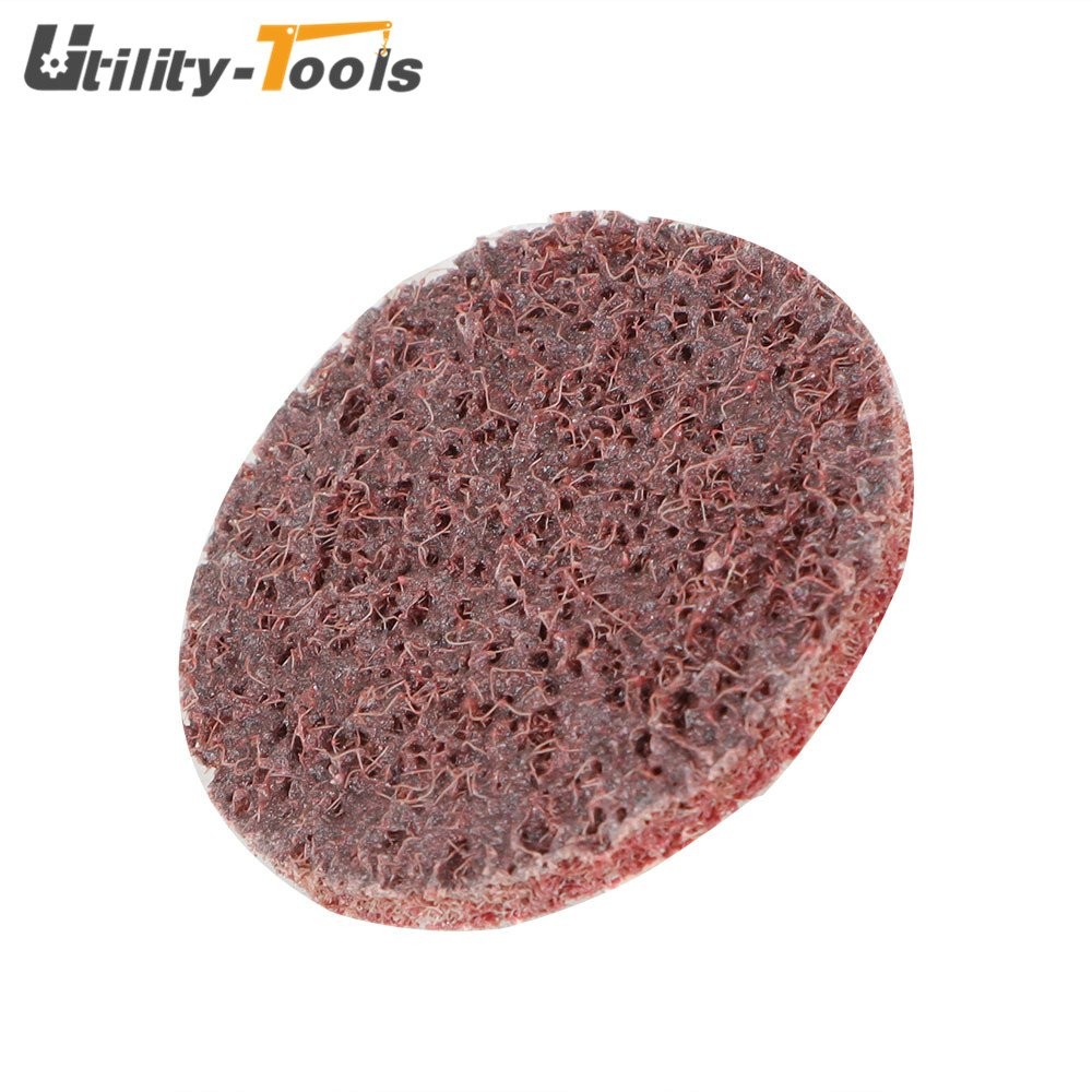 50× 2" Medium Surface Conditioning Discs Roll Lock Die Grinder Sanding Pads US