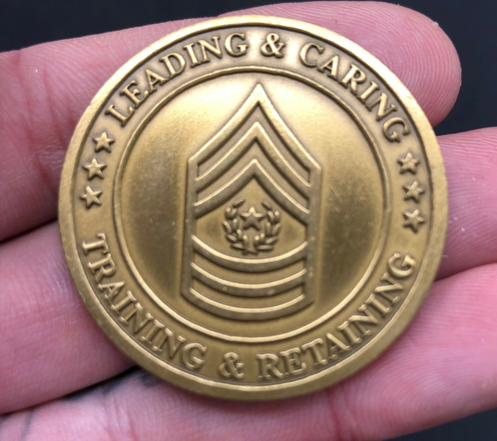 416th ENCOM "Serving by Building" Military Challenge Coin