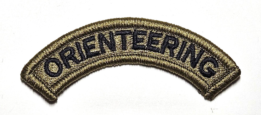 U.S. Army ORIENTEERING Shoulder Scroll Unit OCP Hook-Back Patch