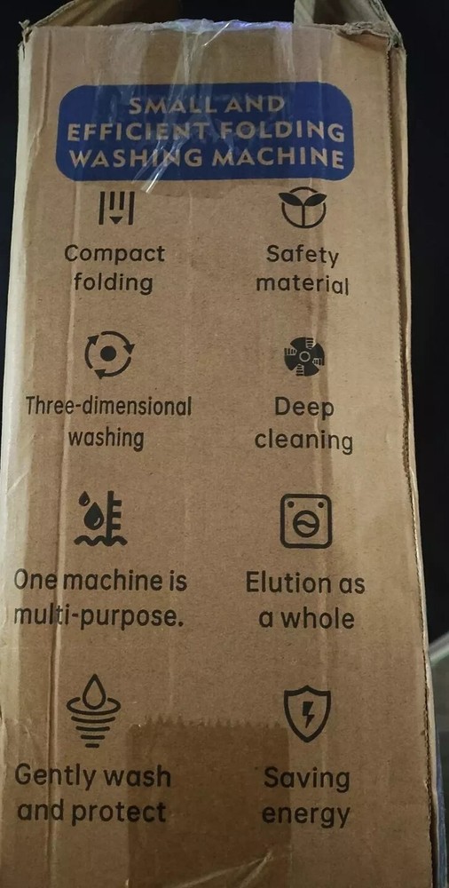 MULTI-FUNCTION FOLDING WASHING MACHINE CLOSE-FITTING MLSC-01 PURPLE 8L