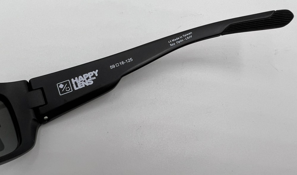 Authentic SPY+ Optic Caliber Shield Matte Black Sunglasses 59 mm (24-1)