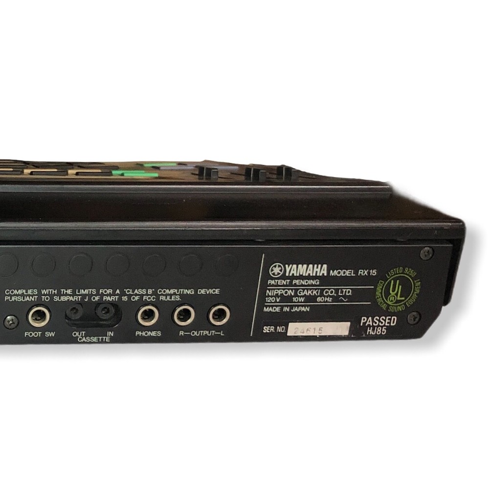 Yamaha RX15 Digital Rhythm Programmer Programmable Drum Machine Vintage