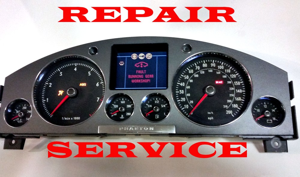 VOLKSWAGEN PHAETON 2003 2004 CLUSTER SOFTWARE & ODOMETER CALIBRATION SERVICE