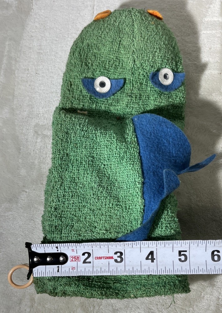 Vintage Beany & Cecil Talking Hand Puppet Pull String Toy Mattel Tested Works