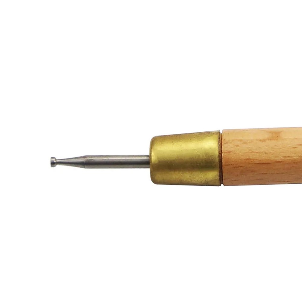 Wire Rounder Round Cup Burr Wooden Handle
