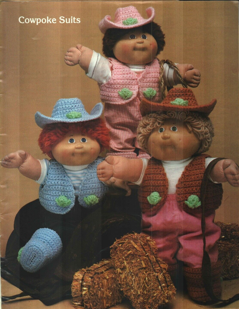 CABBAGE PATCH KIDS CROCHETED FUNWEAR 20 DESIGNS CROCHET PATTERN BOOK