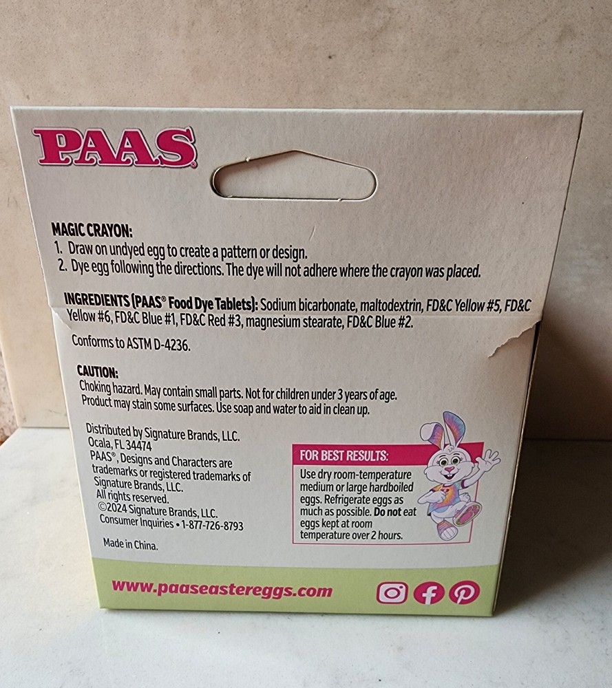 PAAS Color Cups Egg Decorating Kit