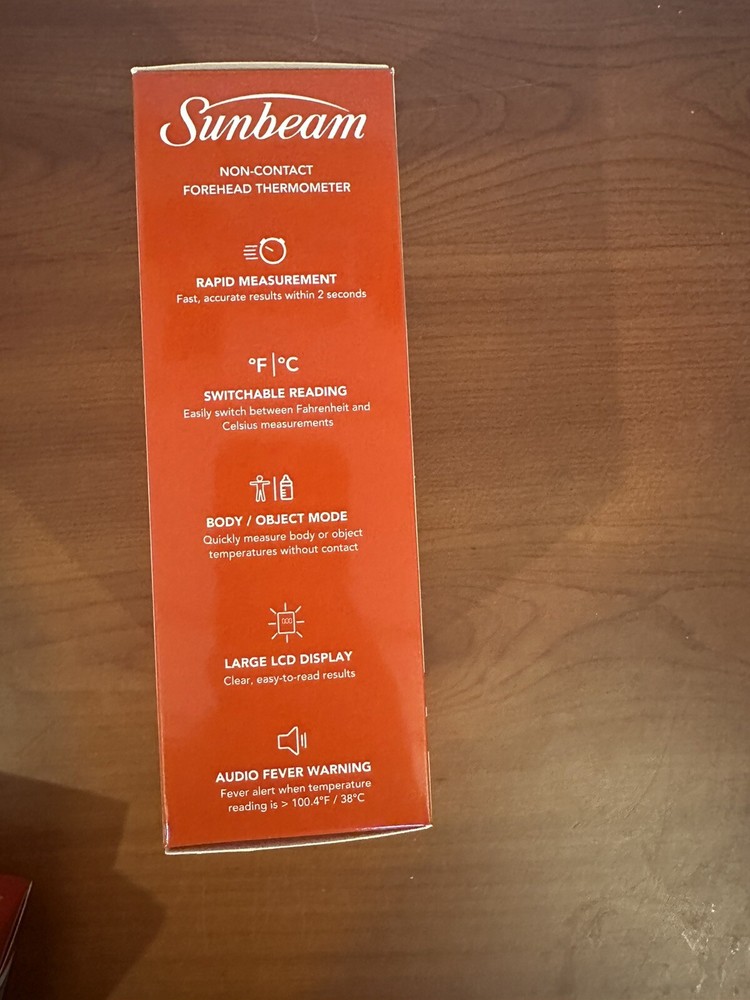Sunbeam Infrared No Touch Forehead Thermometer