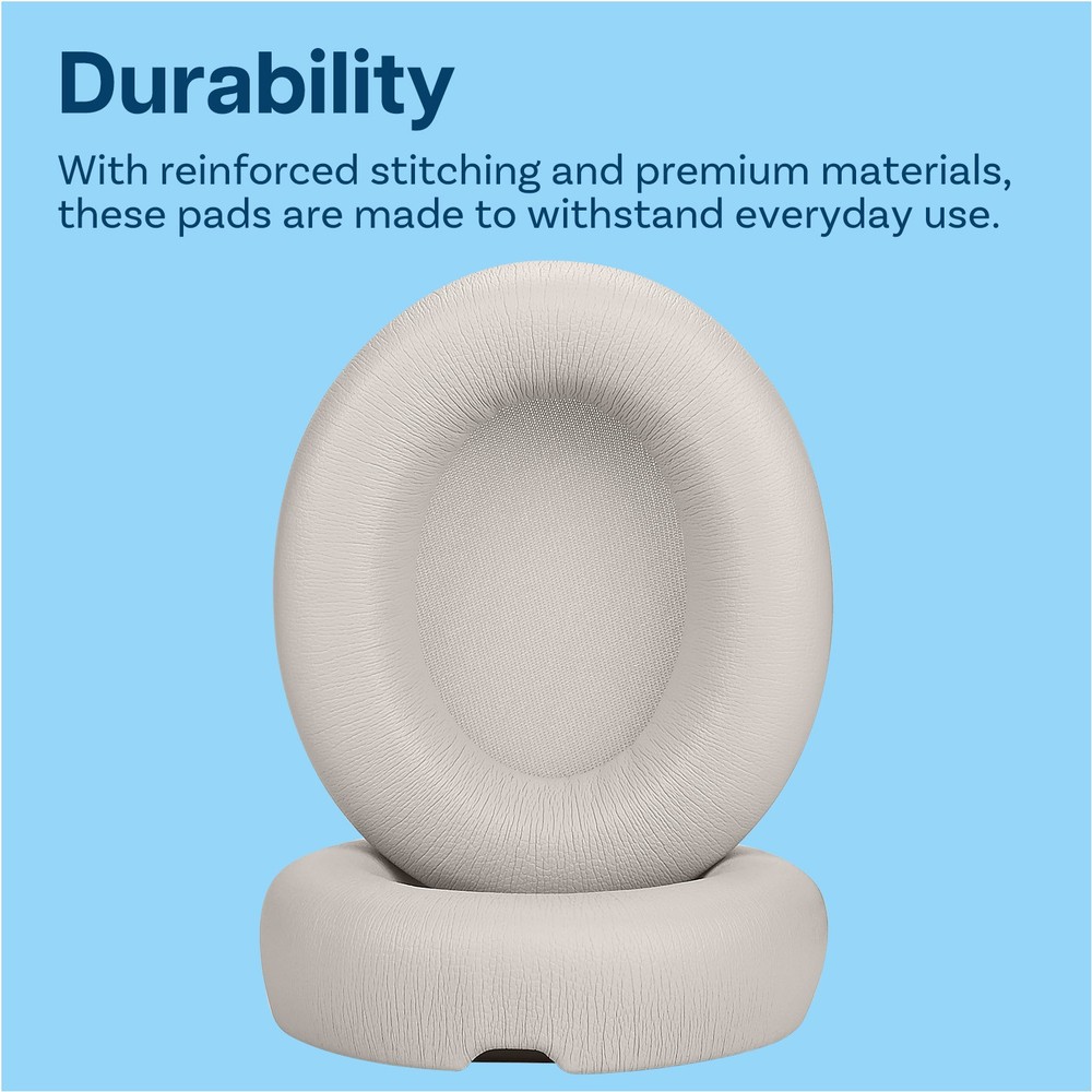 Replacement Ear Pads for Beats Studio Pro Wireless - Memory Foam PU Grey