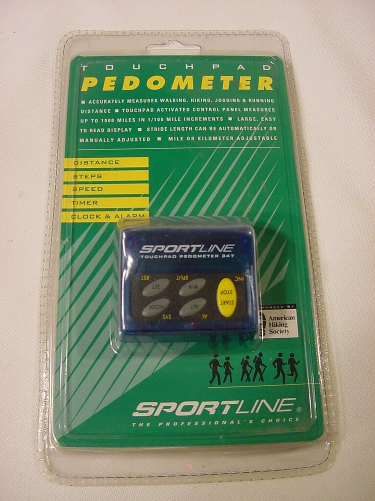 NEW SPORTLINE TOUCHPAD PEDOMETER 347