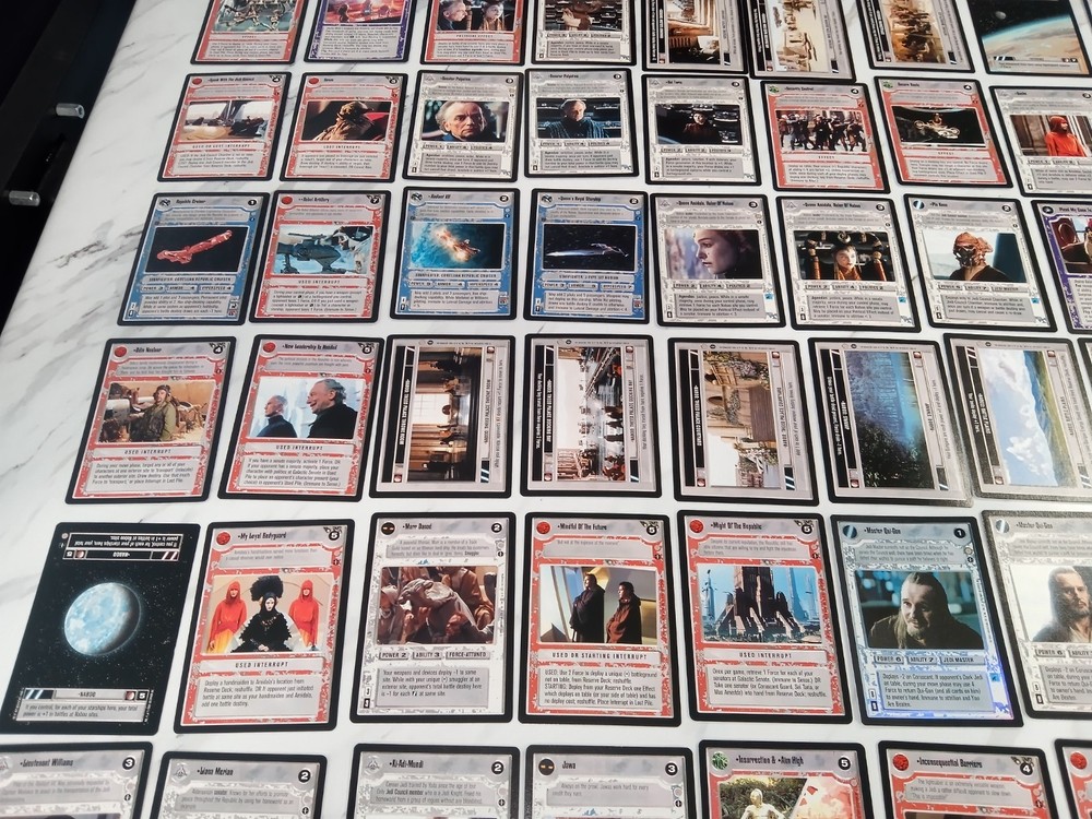 Star Wars CCG Coruscant Complete Set (Base + Rules + Checklists + All AIs) READ