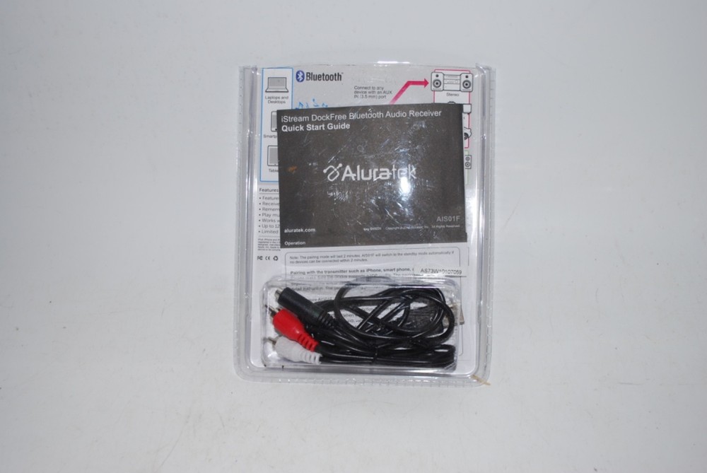 Aluratek Universal Bluetooth Audio Receiver ADB1B – Tested Works Great