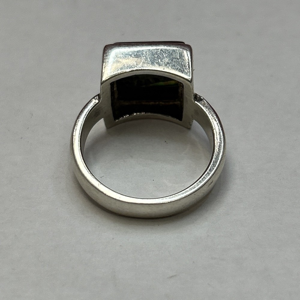 Vintage .925 Solid Sterling Silver Gemstone Ring