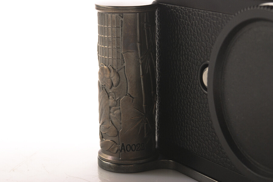New Brass Hand Grip In Embossed Pattern For Leica M9 M9P Monochrom