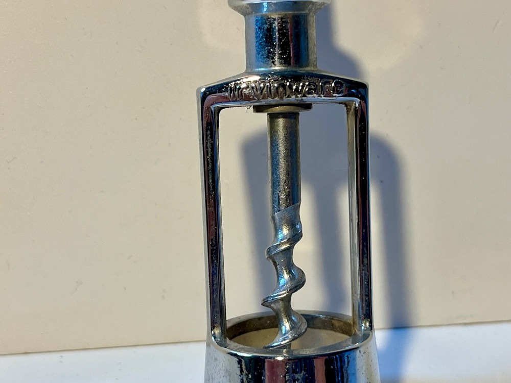 Vintage IRVINWARE ITALY T-Frame Corkscrew Wine Bottle Cork Puller