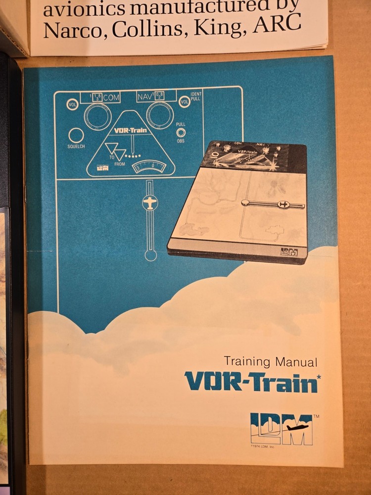 LDM VOR-Train Flight Airplane Navigation Training Simulator 1974 - NEW in Box