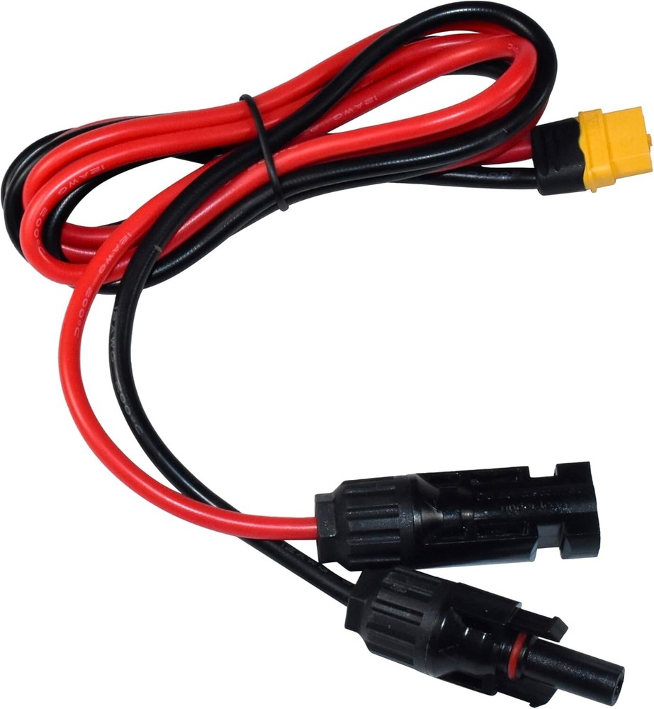 3.3Ft Solar Connector XT60 Adapter Charge Cable for Solar Panel, RV, Generator