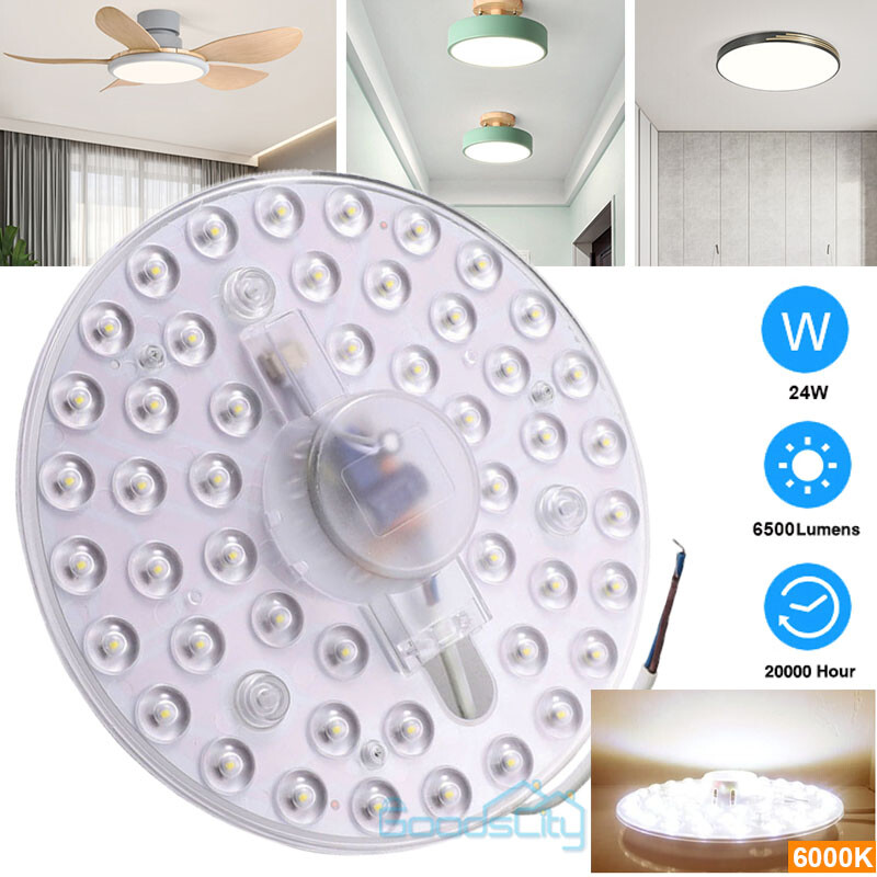 Ceiling Fan Led Light Replacement, 6.6'' Adjustable Ceiling Flush Light Panel