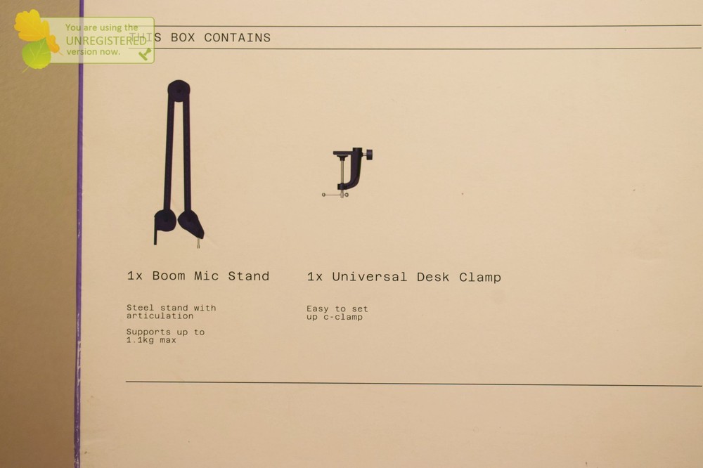 NORTH Boom Mic Arm: Microphone Stand