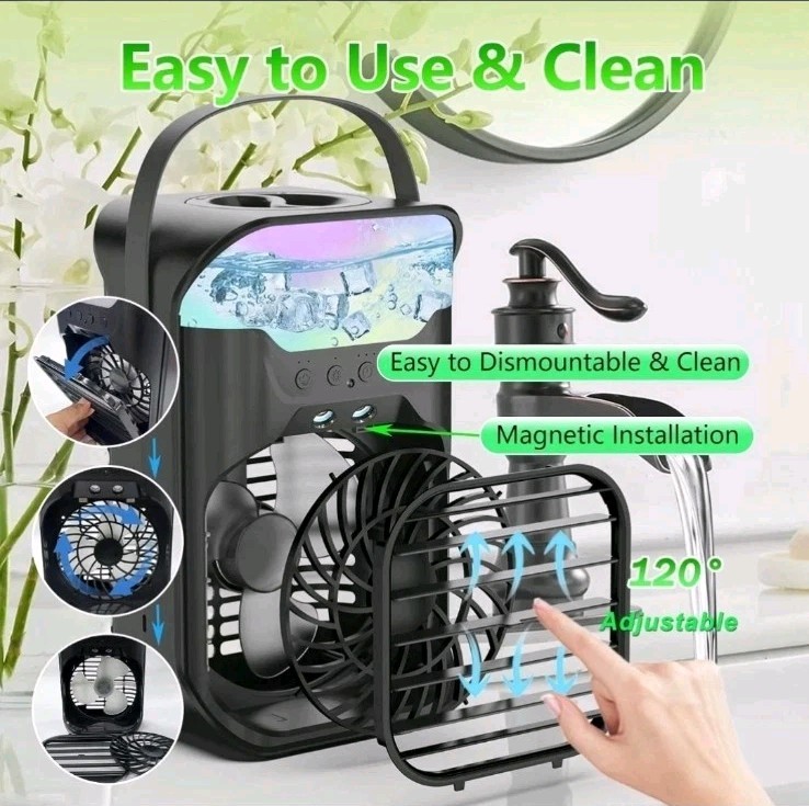 Multifunctional Air Cooler Large Space Air Supply Three Speeds Remote Control