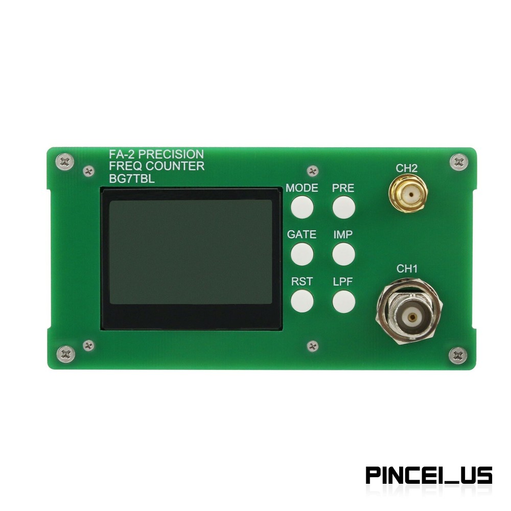 FA-2 Frequency Counter Frequency Meter 11Bit/Sec 10MHz OCXO w/ Power Adapter