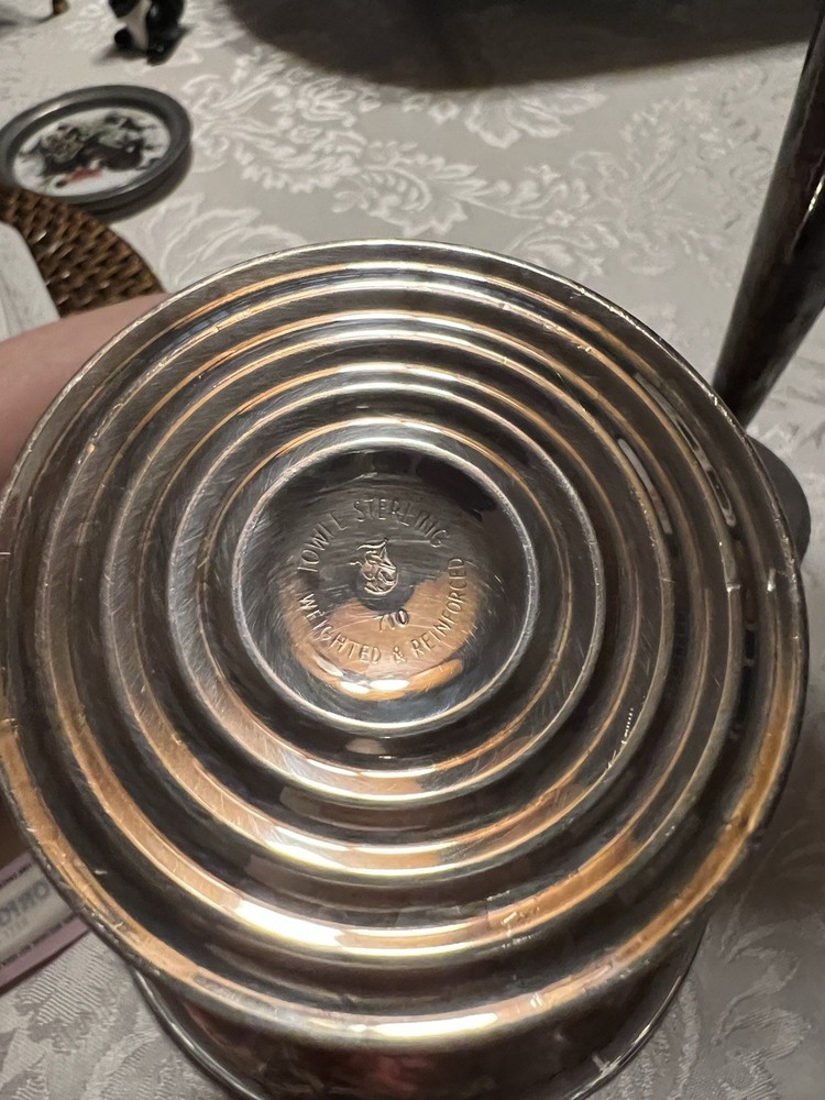 Weighted Sterling Silver Compote AS IS 252 Grams