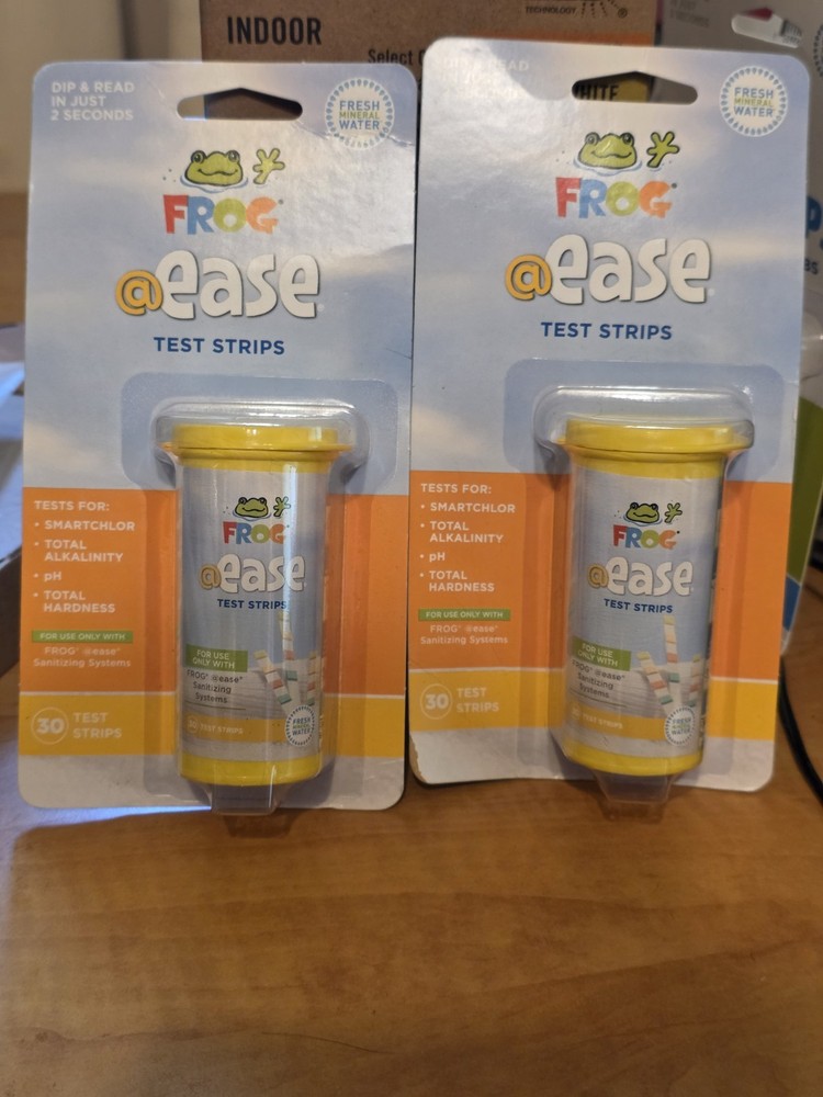 Frog @Ease Test Strips 30/Bottle 2 Pack New in the package 60 strips total