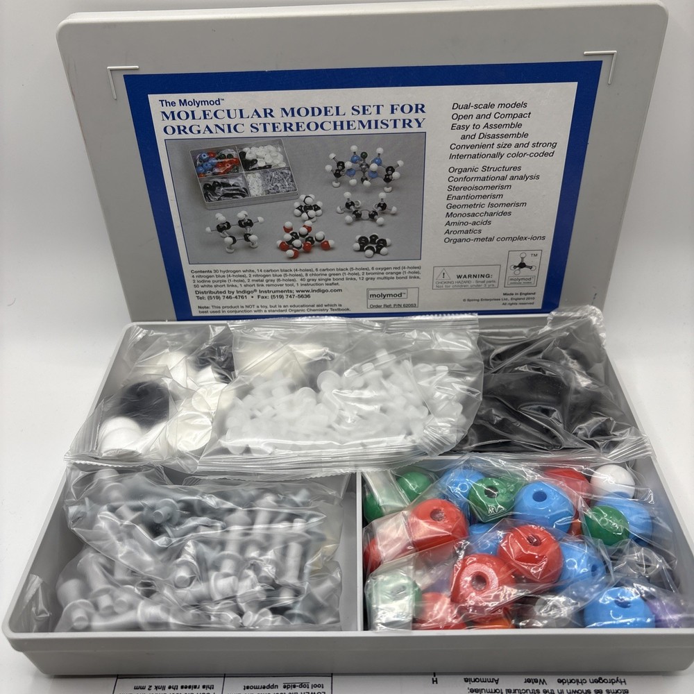 Molecular Model Set For Organic Stereochemistry New Never Used