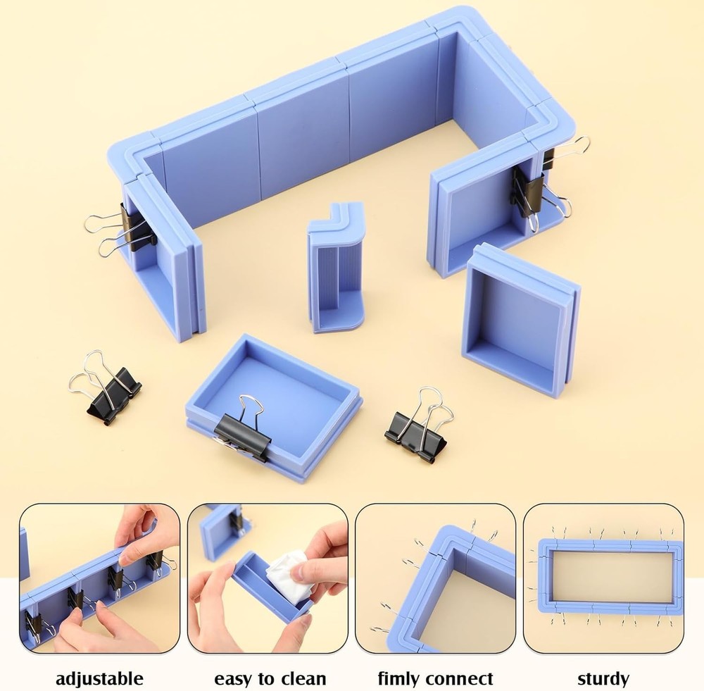 Tierable Soap Mold Making Kit with Silicone Housing