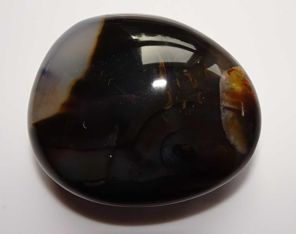 Dendritic Agate Polished Palmstone Madagascar sc750e