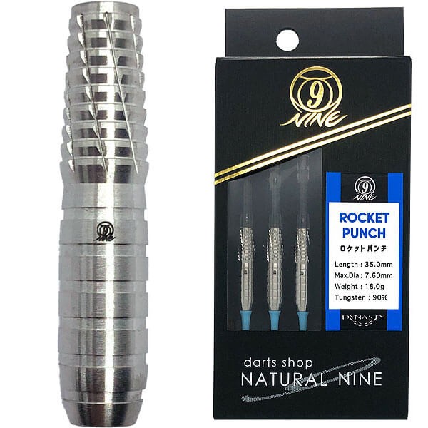 Natural Nine Rocket Punch Dart Barrels