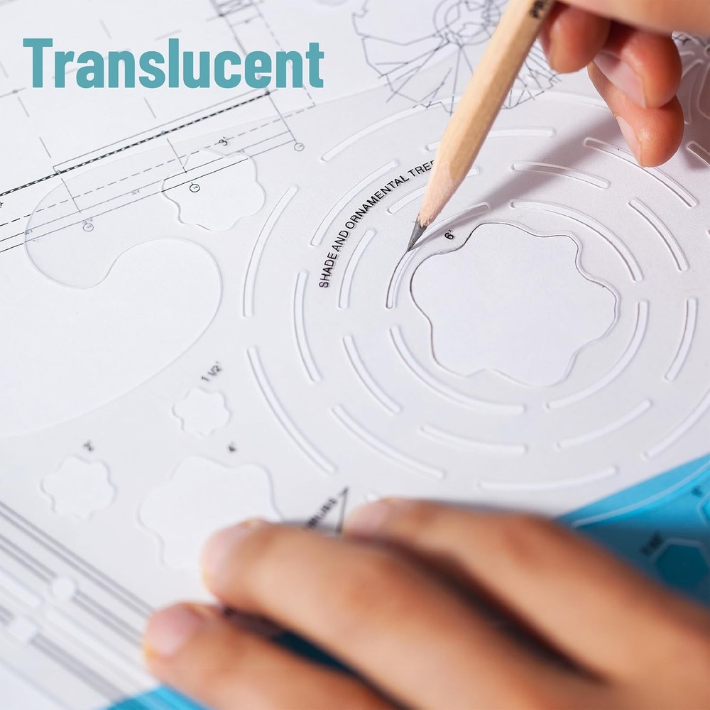 Landscape Template Architectural Drafting Tool Stencil