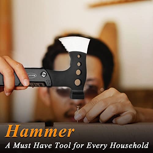 Multi Tool Camping Axe Hatchet 11-in-1 Multitool Camping Gear Survival Black