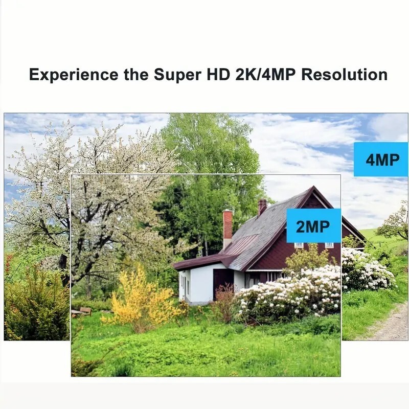 Sansco 4CH 4MP DVR 1920P HD CCTV Security Camera System Infrared Night Vision