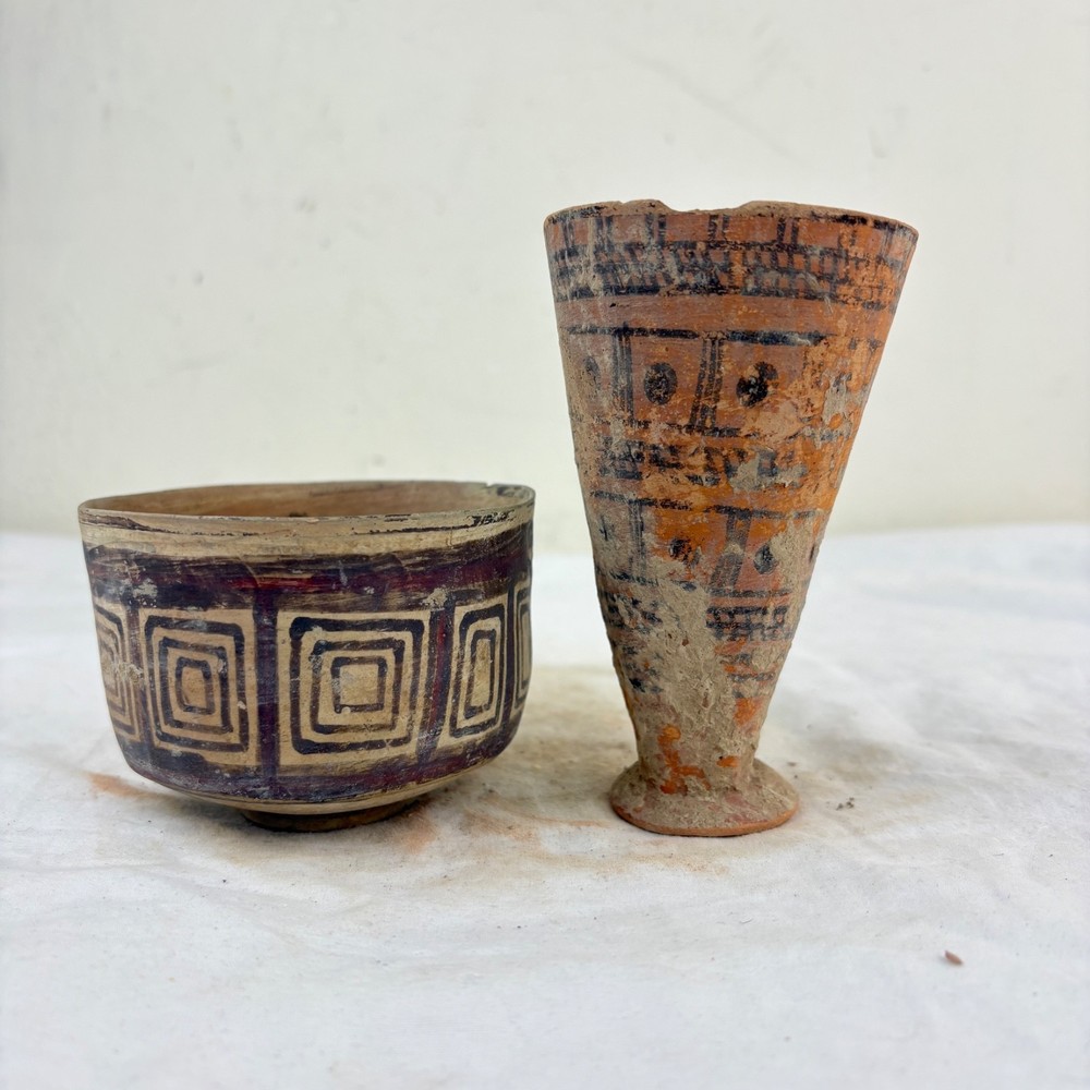 Pair of Ancient Indus Valley Pottery