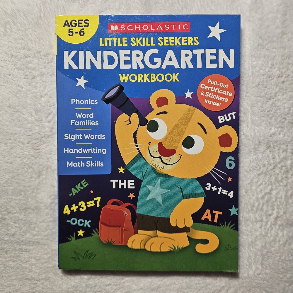 Children Activity Book | Ages 4-6 Fun Learning Activities | New