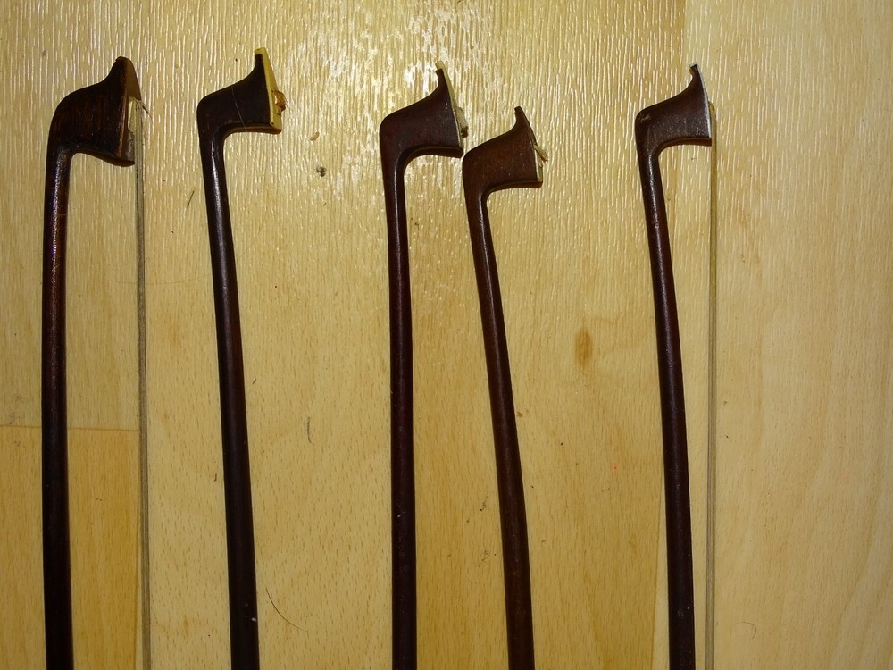 10 OLD VIOLIN BOWS FOR RENOVATION (S073)