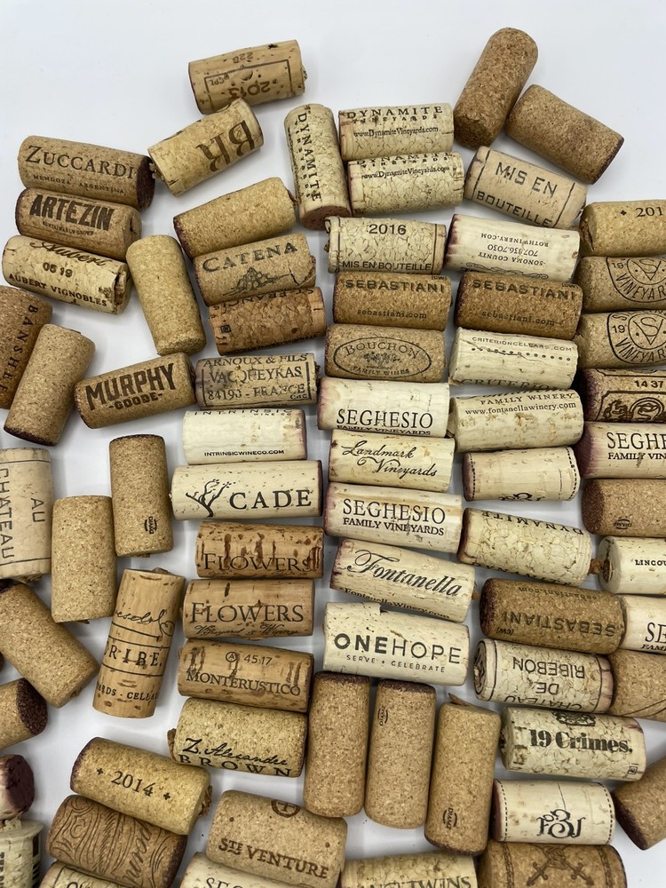 Premium Wine Corks Natural - Used Assorted 100 Count