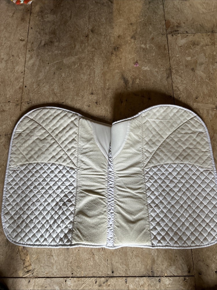 Roma All Purpose White Saddle Pad With Padding