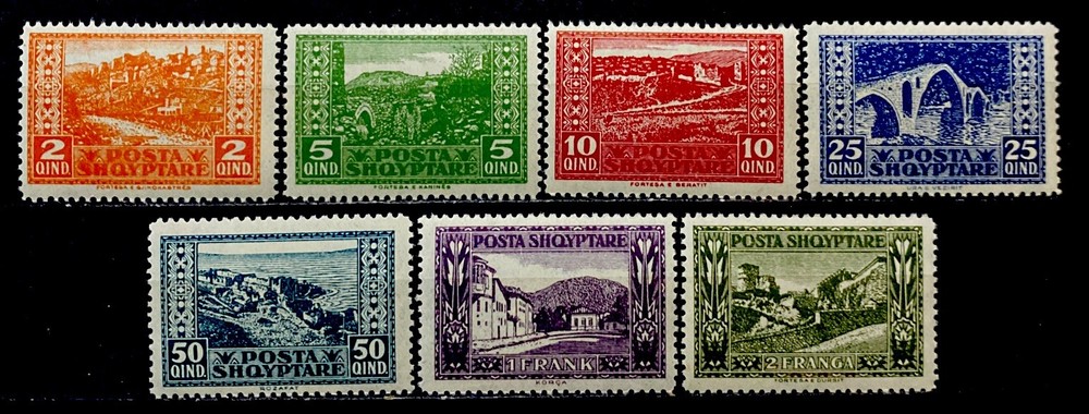 Albania 1923.SC# 147-153. MNH