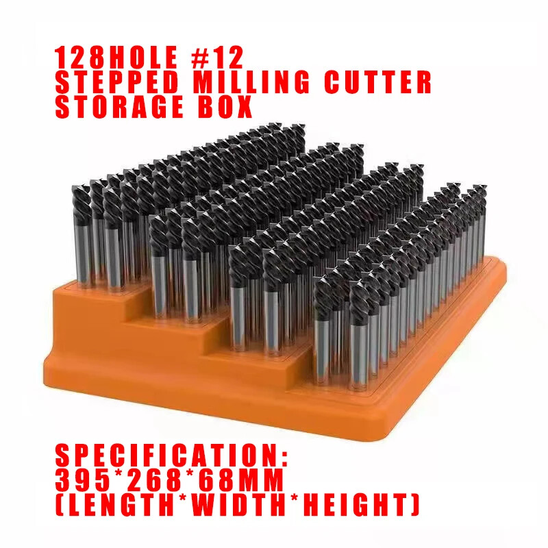 Metal Milling Cutter Tool Box Drill Bit Storage Organizer Rack Multifunctional