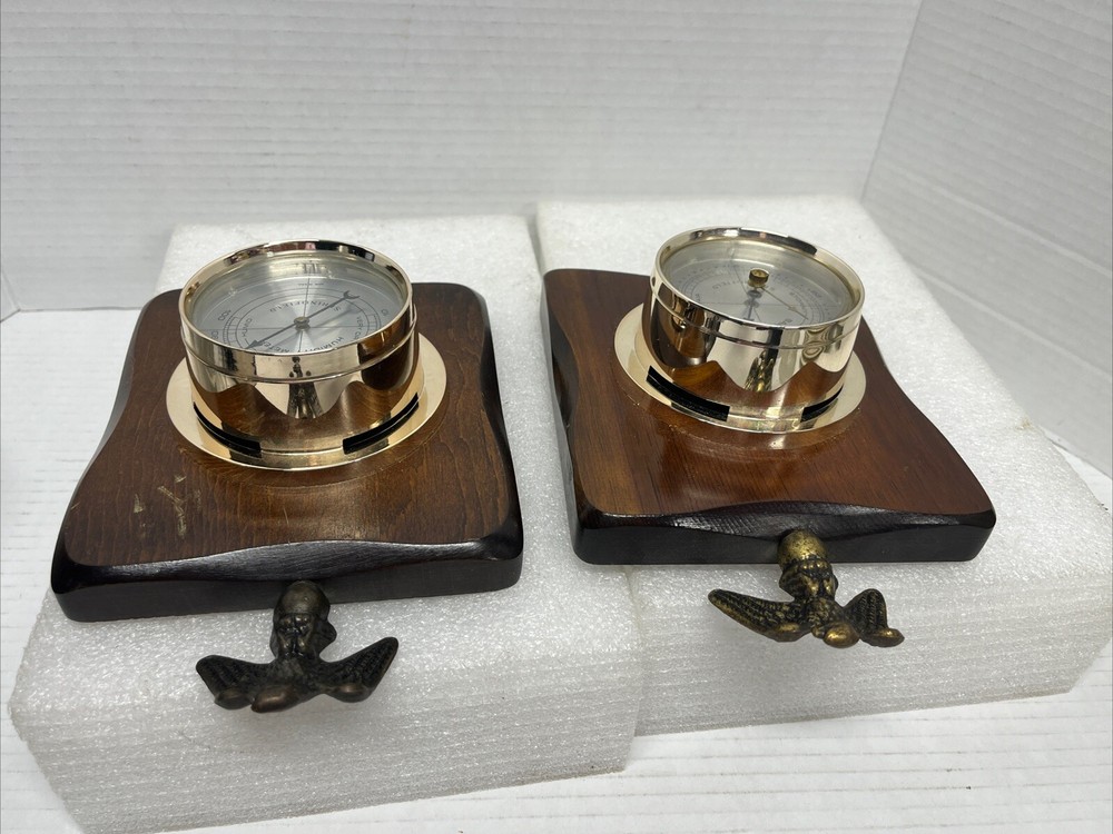 Vintage Springfield Barometer And Humidity Meter