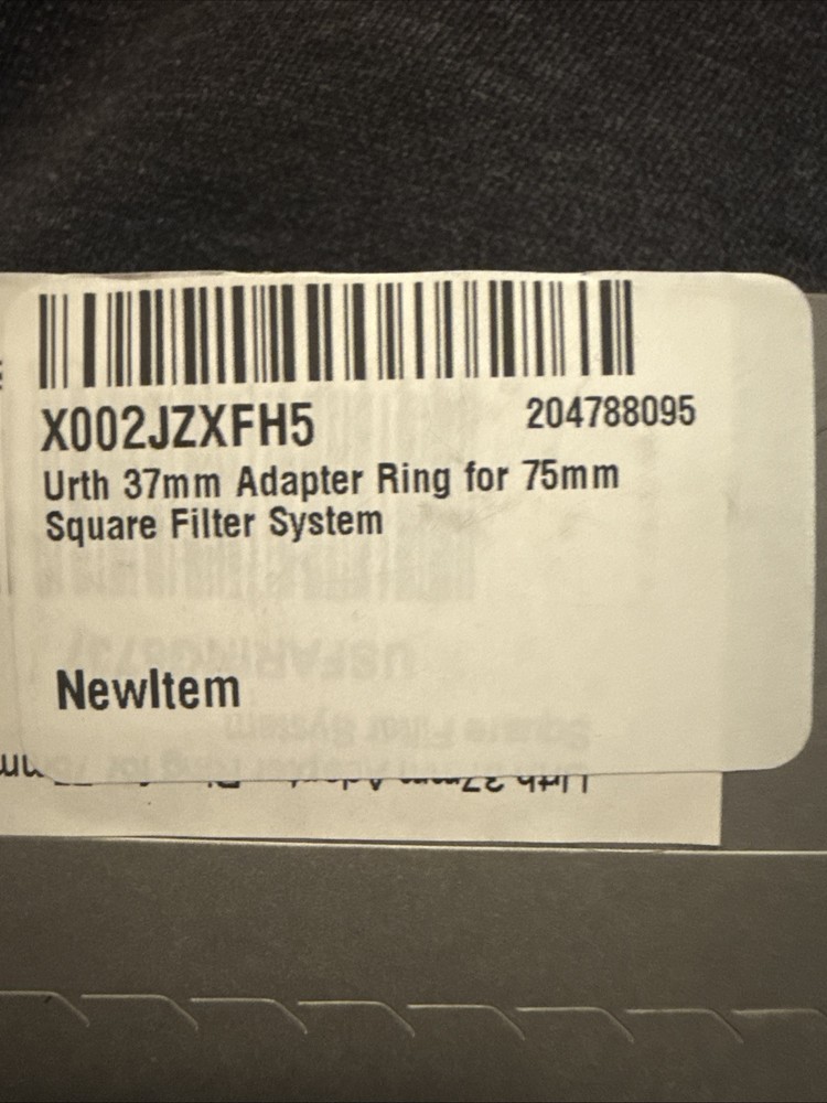 Urth 37mm Adapter Ring for 75mm Square Filter Holder