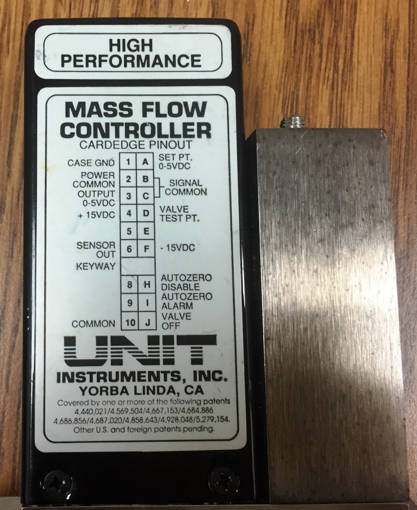 UNIT UFC-1200A, 50 SCCM, BCL3, Mass Flow Controller Used