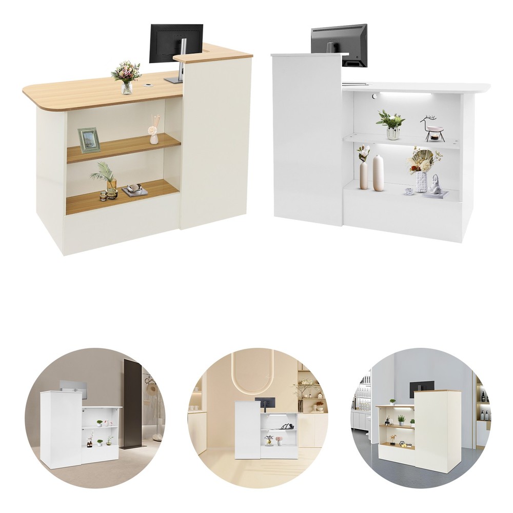 Modern Reception Desk Reception Counter Modern Reception Desk with Lockable Dr